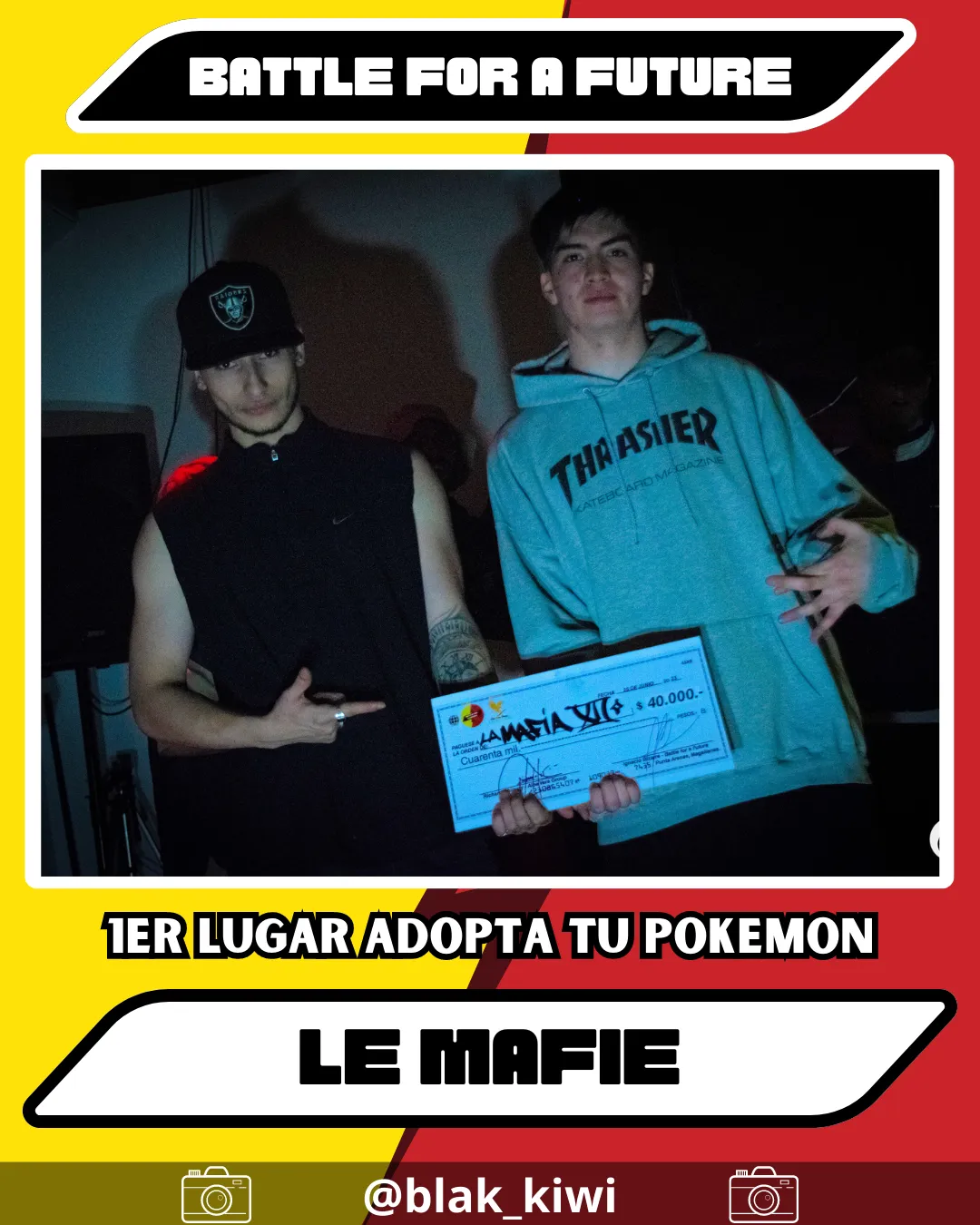 Le Mafie — ganadores Battle Pokemon, Battle for a Future