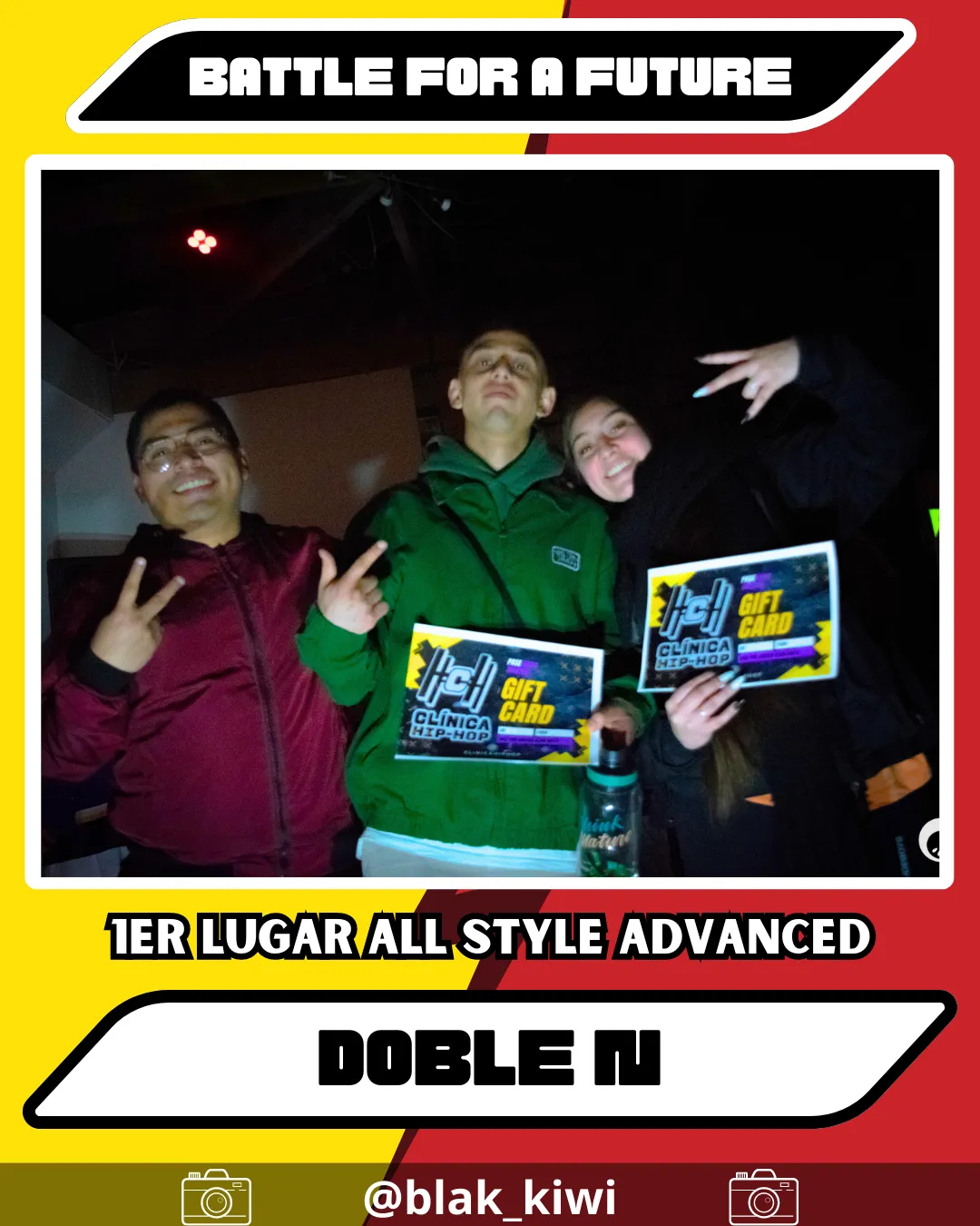 Doble N — ganadores All Style 2v2, Battle for a Future