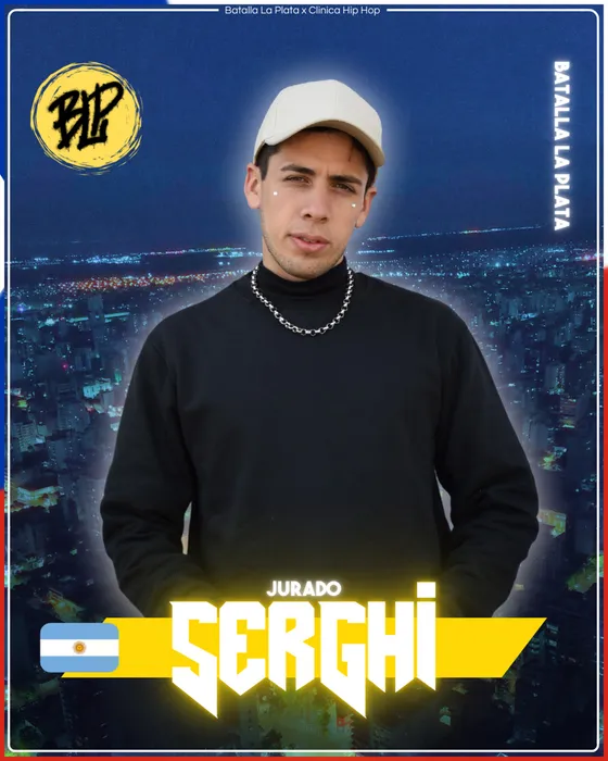 Afiche de jurado de Serghi, Batalla La Plata, Argentina