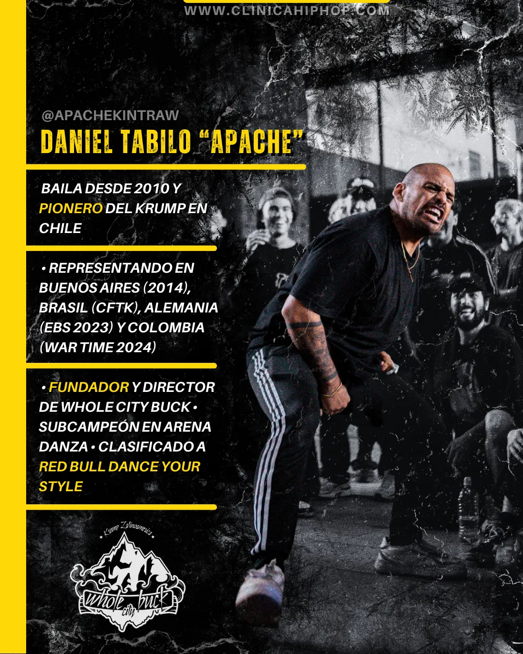 Apache — Daniel Tabilo, pionero del Krump en Chile